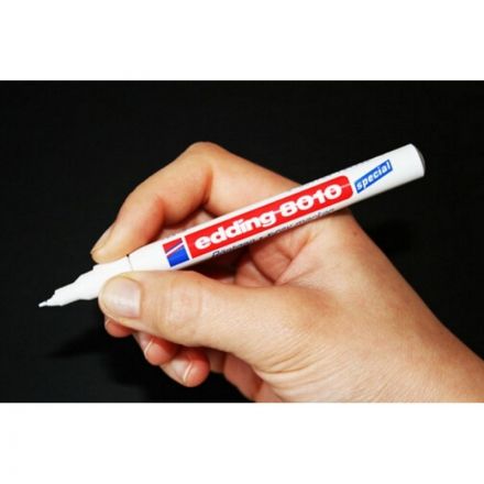 Маркер промышленный Edding E-8010 для глянцевых поверхностей и пленок белый (0.8 мм) Маркер промышленный Edding E-8010 для глянцевых поверхностей и пленок белый (0.8 мм)