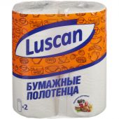 Полотенца бумажные LUSCAN 2сл с тиснением 2рул/уп_СПБ