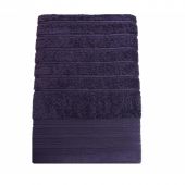 Полотенце махровое 50х90 Страйп черничное Полотенце махровое 50х90 Страйп черничное