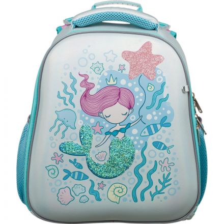 Ранец №1School Basic Русалка, 2 отд., эргоном. cпинка, экокожа Ранец №1School Basic Русалка, 2 отд., эргоном. cпинка, экокожа