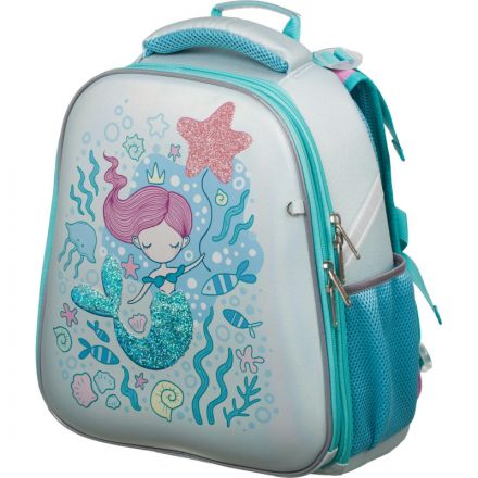 Ранец №1School Basic Русалка, 2 отд., эргоном. cпинка, экокожа Ранец №1School Basic Русалка, 2 отд., эргоном. cпинка, экокожа