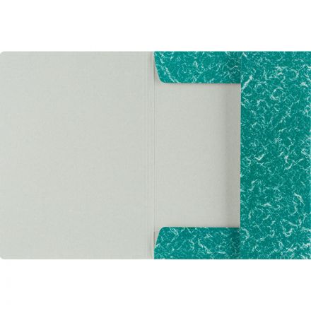 Папка на резинках Attache картонная зеленая (370 г/кв.м, до 200 листов)