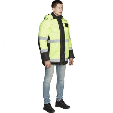 Куртка рабочая зимняя муж з44-КУ черн./лим. (р.60-62) 170-176