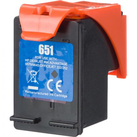 Картридж струйный Комус 651 C2P10AE чер. для DJ 5575/5645