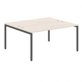 Стол 2-х местный XWST 1614 Бук Тиара/Антрацит 1600х1406х750 XTEN-S