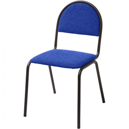 Стул UD_Серна (СМ-7/22) каркас черный, ткань Т-04 синя