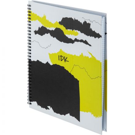 Бизнес-тетрадь Istina А4, 96л,клетка,тв.картон, мат.лам,черн.спираль Бизнес-тетрадь Istina А4, 96л,клетка,тв.картон, мат.лам,черн.спираль