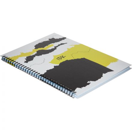 Бизнес-тетрадь Istina А4, 96л,клетка,тв.картон, мат.лам,черн.спираль Бизнес-тетрадь Istina А4, 96л,клетка,тв.картон, мат.лам,черн.спираль