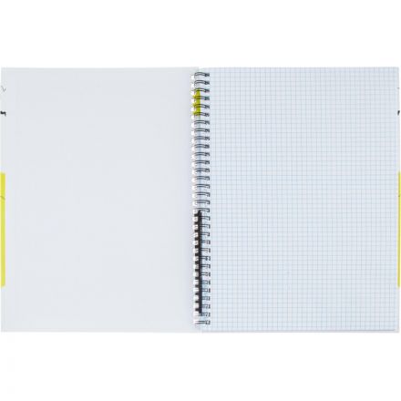 Бизнес-тетрадь Istina А4, 96л,клетка,тв.картон, мат.лам,черн.спираль Бизнес-тетрадь Istina А4, 96л,клетка,тв.картон, мат.лам,черн.спираль