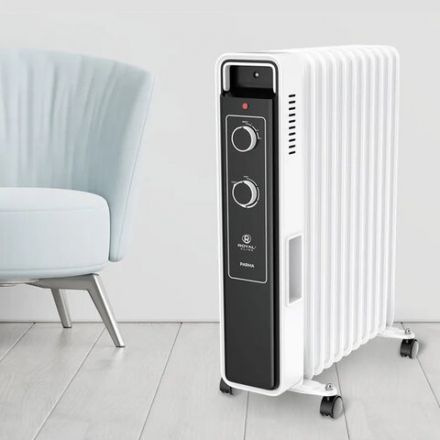 Обогреватель масляный ROYAL CLIMA ROR-PR11-2500M, 2500 Вт, 11 секций, белый Обогреватель масляный ROYAL CLIMA ROR-PR11-2500M, 2500 Вт, 11 секций, белый