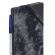 Блокнот А5 135x210 мм BRAUBERG "Denim", ткань/экокожа, резинка, держатель, 80 л., клетка, черный, 117140
