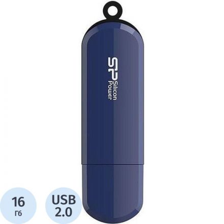 Флеш-память Silicon Power LuxMini 320 16Gb/USB 2.0/Синий (SP016GbUF2320V1B) Флеш-память Silicon Power LuxMini 320 16Gb/USB 2.0/Синий (SP016GbUF2320V1B)