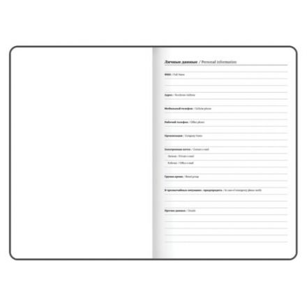 Ежедневник датированный 2026 с резинкой 145х203 мм, А5, BRAUBERG твердый, фольга, "Млечный путь", 117345