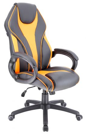 Кресло Everprof Wing (Винг) Экокожа Оранжевый