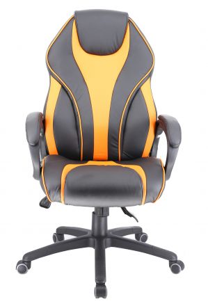 Кресло Everprof Wing (Винг) Экокожа Оранжевый