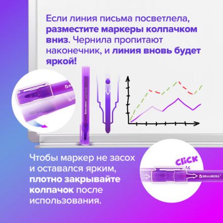 Маркеры стираемые для белой доски НАБОР 12 ЦВЕТОВ, BRAUBERG "MULTICOLOR", 3 мм, 152121 Маркеры стираемые для белой доски НАБОР 12 ЦВЕТОВ, BRAUBERG "MULTICOLOR", 3 мм, 152121