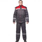 Костюм рабочий зимний муж з31-КПК сер/красн (р.56-58) 158-164 (Арсенал-СП) Костюм рабочий зимний муж з31-КПК сер/красн (р.56-58) 158-164 (Арсенал-СП)