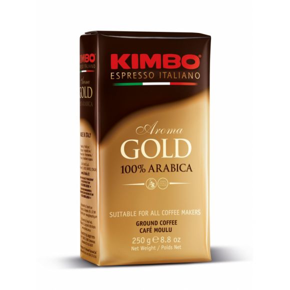 Кофе Kimbo молотый,жареный,Gold 100% Арабика,натур.,вак.уп.,250г