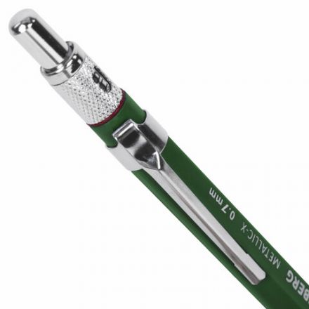 Карандаш механический 0,7 мм + грифели HB 24 штуки на блистере, BRAUBERG "METALLIC-X 07", металлические детали, 181966 Карандаш механический 0,7 мм + грифели HB 24 штуки на блистере, BRAUBERG "METALLIC-X 07", металлические детали, 181966