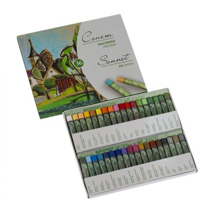 Пастель масляная Сонет 36 цветов