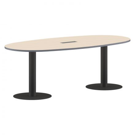 Конференц стол ПРГ-3 Клен/Антрацит 2200х1100х750 Конференц стол ПРГ-3 Клен/Антрацит 2200х1100х750