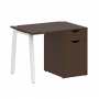 Home Office Стол письменный VR.SP-3-98.1.A Венге/Белый металл 980*720*750 Home Office Стол письменный VR.SP-3-98.1.A Венге/Белый металл 980*720*750