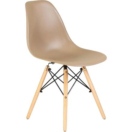 Стул LO_обеденный DOBRIN DSW LMZL-PP638_LB-MTR_P-GR-03 свет.бук/бежевый