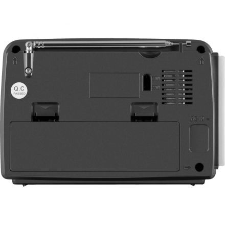 Радиоприемник Sven SRP-150, серый, BT/FM/AM/SW/USB/microSD, фонарь, аккум