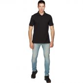 Рубашка Поло  (190г.) кор.рукав черн.(XXXL)