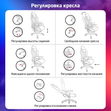 Кресло компьютерное BRABIX "GT Carbon GM-115", две подушки, экокожа, черное, 531932