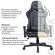 Кресло компьютерное BRABIX "GT Carbon GM-115", две подушки, экокожа, черное, 531932