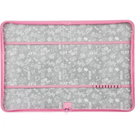 Папка для труда №1School Фея, А4, резинки, ткань/ламинат, 340х235х30,ПТ-Р4 Папка для труда №1School Фея, А4, резинки, ткань/ламинат, 340х235х30,ПТ-Р4