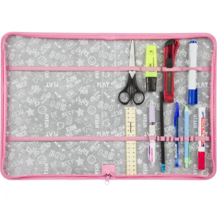 Папка для труда №1School Фея, А4, резинки, ткань/ламинат, 340х235х30,ПТ-Р4 Папка для труда №1School Фея, А4, резинки, ткань/ламинат, 340х235х30,ПТ-Р4