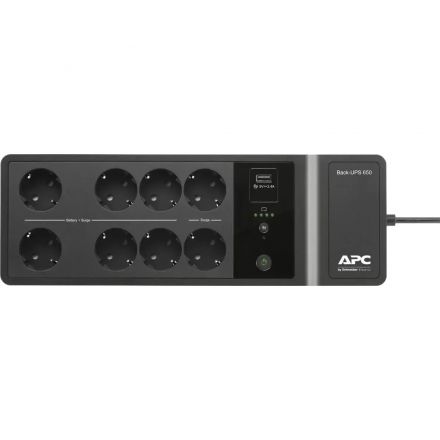 ИБП APC Back-UPS BE650G2-GR 650ВА/400Вт черный