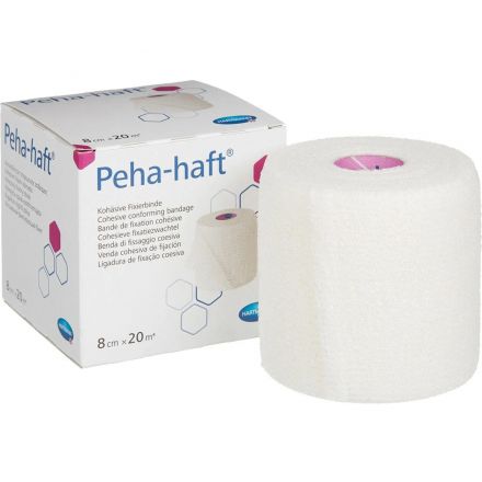 Бинт самофикс эласт 20м х 8см, белый, PEHA-HAFT