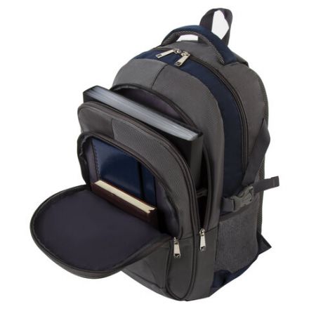 Рюкзак BRAUBERG URBAN универсальный, 2 отделения, "MainStream 2", серо-синий, 45х32х19 см, 224446 Рюкзак BRAUBERG URBAN универсальный, 2 отделения, "MainStream 2", серо-синий, 45х32х19 см, 224446