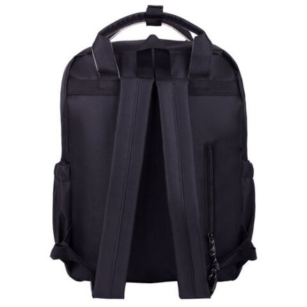 Рюкзак HEIKKI COMBO (ХЕЙКИ), сумка-шоппер, косметичка, пенал В ПОДАРОК, бело-черный, 42х30х14 см,272565 Рюкзак HEIKKI COMBO (ХЕЙКИ), сумка-шоппер, косметичка, пенал В ПОДАРОК, бело-черный, 42х30х14 см,272565