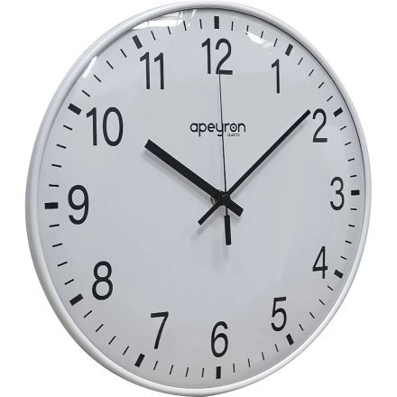 Часы настенные, круглые, цвет корпуса белый, d30, Apeyron PL251254