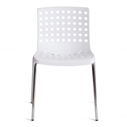 Стул Tetchair SKALBERG (mod. C-084-A) металл/пластик, 46 х 56 х 79 см, White (белый) / Chrome (хром) Стул Tetchair SKALBERG (mod. C-084-A) металл/пластик, 46 х 56 х 79 см, White (белый) / Chrome (хром)