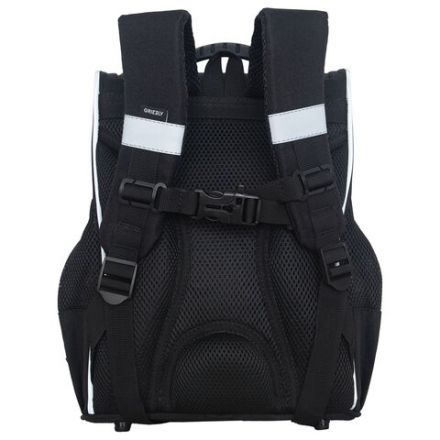 Ранец GRIZZLY анатомическая спинка, с мешком для обуви, для девочек, STARS, 33х25х13 см, RAm-484-7/1 Ранец GRIZZLY анатомическая спинка, с мешком для обуви, для девочек, STARS, 33х25х13 см, RAm-484-7/1