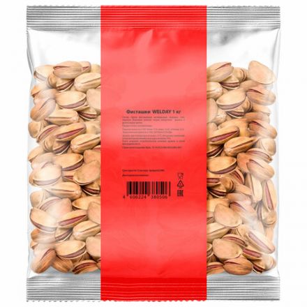 Фисташки жареные соленые Экстра WELDAY (ВЭЛДЭЙ), 1 кг, 622484 Фисташки жареные соленые Экстра WELDAY (ВЭЛДЭЙ), 1 кг, 622484
