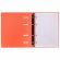 Тетрадь на кольцах А5 175х220 мм, 120 л., пластик, с резинкой, BRAUBERG, Коралловый, 404621