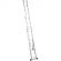 Лестница трехсекционная алюминиевая 3х7 ступеней TOPFORT