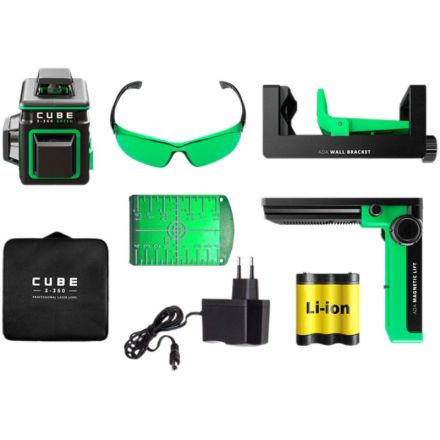 Уровень лазерный ADA CUBE 3-360 GREEN Home Еdition (Online product), А00566