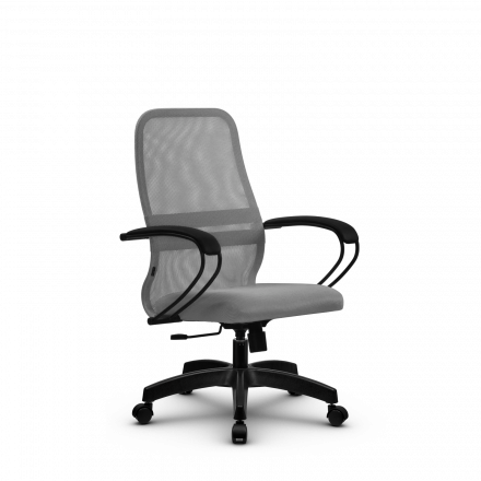 Кресло Метта SU-CP-8 светло-серое/светло-серое Pl