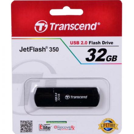 Флеш-память Transcend JetFlash 350 32 Gb USB 2.0 черная Флеш-память Transcend JetFlash 350 32 Gb USB 2.0 черная