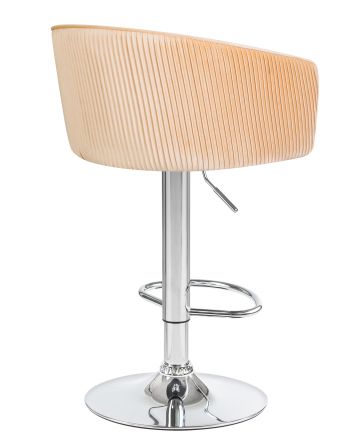 Стул барный DOBRIN DARCY, песочный велюр (1922-3) Стул барный DOBRIN DARCY, песочный велюр (1922-3)