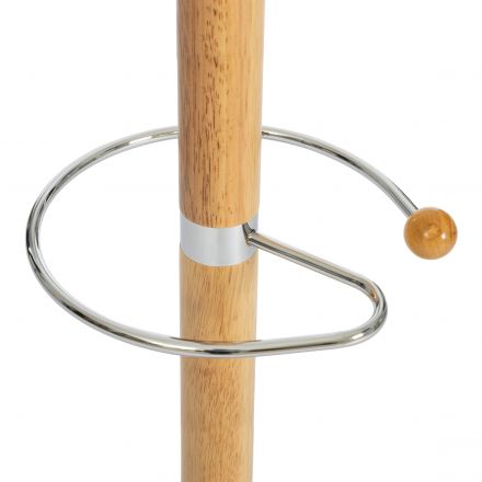 Вешалка Himawari (mod. GH-8014) дерево/хром/мрамор, White (Белый) / Natural (натуральный), 37x37x175см Вешалка Himawari (mod. GH-8014) дерево/хром/мрамор, White (Белый) / Natural (натуральный), 37x37x175см