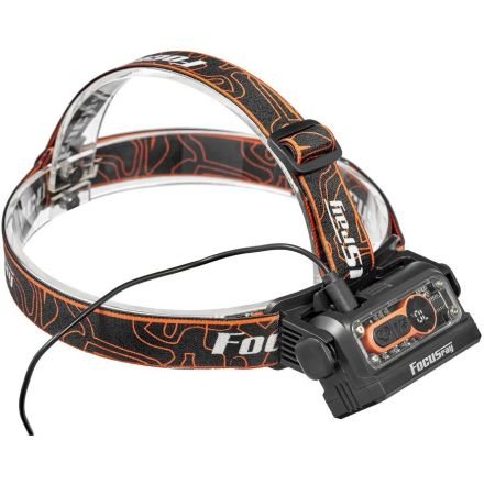 Фонарь налобный FOCUSray 1322 акку 18650 1200мАН 200люмен ,цифровой дисплей