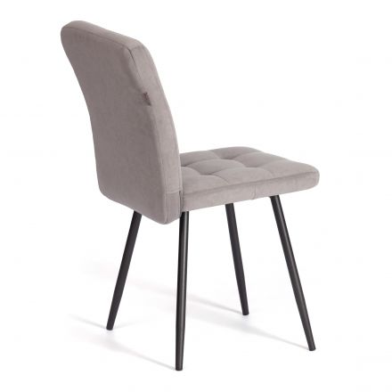 Стул обеденный Asti TREND, флок , бежевый/черный, 7, 47х54х86 см
